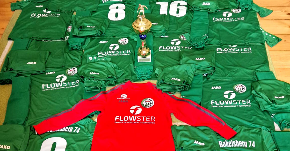 FLOWSTER Supports the Youth Football Team of FSV Babelsberg 74