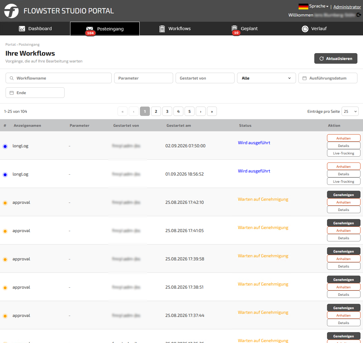 FLOWSTER 5.6 inbox