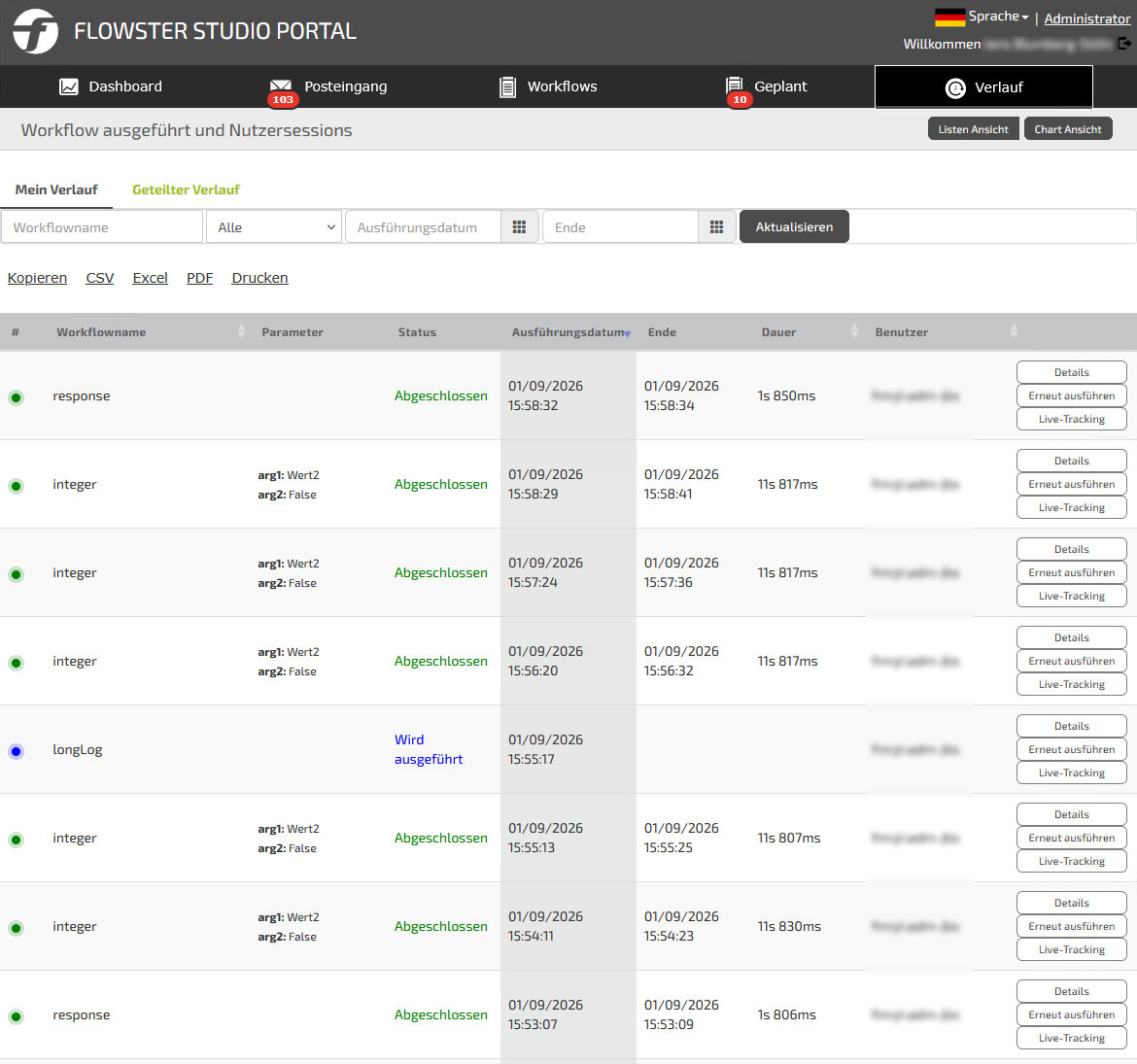 FLOWSTER 5.6 history